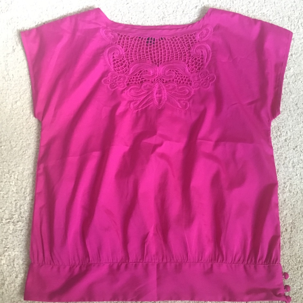 Banana Republic Magenta Top